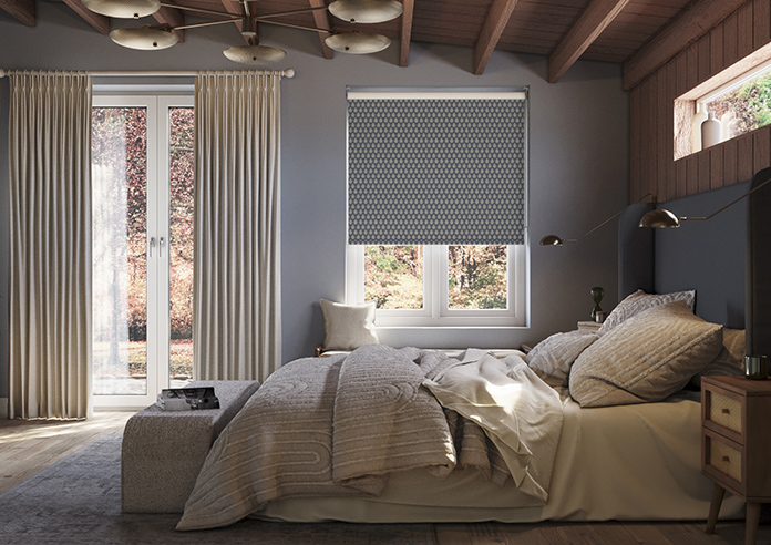 Emily Bond Jaipur, Indigo - Roller Blind - Image 3